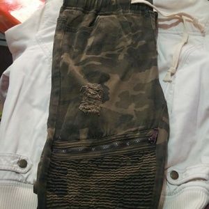 Camo Jeans,  New with tags